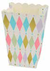 Pop Corn Bag (W+GxH) Size: 95+78x145mm  (3.7”+3”x5.7”)