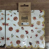 Coloured printed napkin square or round