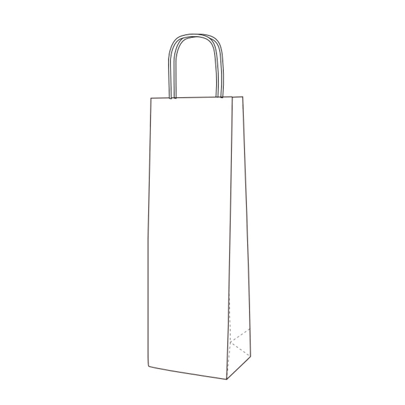 Bottle Bag (W+GxH) Size: 130+82x359mm  (5.125”+3.25”x14.125”)