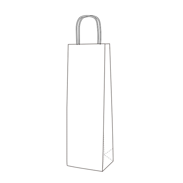 Bottle Bag (W+GxH) Size: 130+82x359mm  (5.125”+3.25”x14.125”)