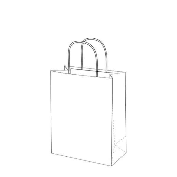 Medium Bag (W+GxH) Size: 175+100x230mm  (7”+4”x9”)