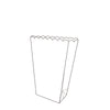 Pop Corn Bag (W+GxH) Size: 95+78x145mm  (3.7”+3”x5.7”)