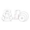 Cake Stand Size: Height:280mm S:Ø200mm M:Ø250mm L:Ø300mm (S:Ø8” M:Ø10” L:Ø12” H:11”)