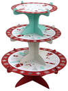 Cake Stand Size: Height:280mm S:Ø200mm M:Ø250mm L:Ø300mm (S:Ø8” M:Ø10” L:Ø12” H:11”)