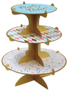 Cake Stand Size: Height:280mm S:Ø200mm M:Ø250mm L:Ø300mm (S:Ø8” M:Ø10” L:Ø12” H:11”)