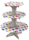 Cake Stand Size: Height:280mm S:Ø200mm M:Ø250mm L:Ø300mm (S:Ø8” M:Ø10” L:Ø12” H:11”)